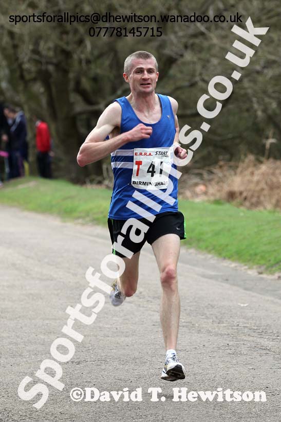 Peter Newton (Morpeth) on the 11th leg of the National 12 Stage Relay, National 12 and 6 Stage Relays, Sutton Park, Birmingham. Photo: David T. Hewitson/Sports for All Pics